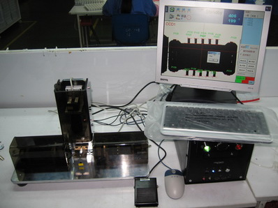 BTOB (board to board) semi-automatic CCD detection machine