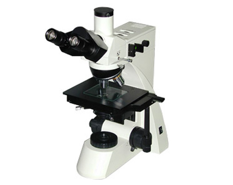 Transreflective metallographic microscope