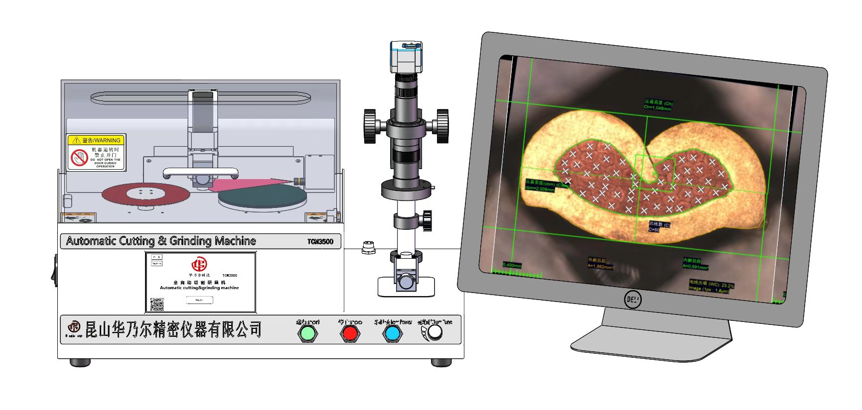 TCM3500 Fully automatic terminal cross-section analyzer